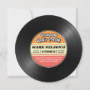 Search for dj birthday invitations Vinyl record