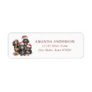 Search for dachshunds return address labels Cute