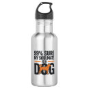 Search for tshirts water bottles Pug