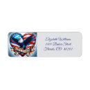 Search for eagle return address labels Patriotism