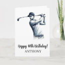 Search for golfing 60th birthday cards Sports