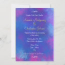 Search for pink and purple wedding invitations Simple