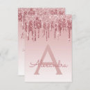 Search for pink rose gold blush sparkly drips invitations Modern