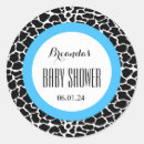 Search for giraffe pattern labels Baby shower