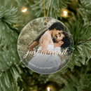 Search for just married christmas tree decorations Our first married