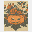 Search for vintage halloween blankets Pumpkin