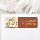 Search for biking return address labels Bicycle