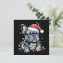 Search for french bulldog christmas cards Snow