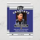 Search for royal blue graduation invitations Modern