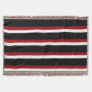 Search for black and red striped blankets Geometric
