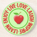 Search for live laugh love coasters Green
