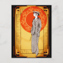 Search for art deco lady postcards Elegant