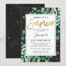 Search for retirement birthday invitations Gold