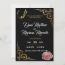Search for elegant flowers wedding invitations Vintage