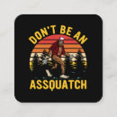 Search for yeti business cards Sasquatch