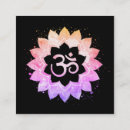 Search for om symbol business cards Holistic