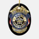 Search for police badge christmas tree decorations Officer
