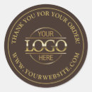 Search for brown and gold stickers Small business