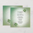 Search for clover wedding invitations Shamrock