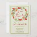 Search for wreath thanksgiving invitations Leaves