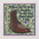 Search for going away party invitations Camouflage
