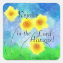 Search for rejoice in the lord stickers Bible verse