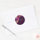 Search for fuchsia wedding stickers Purple