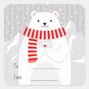 Search for polar animals stickers Snow