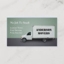 Search for van transportation business cards Moving