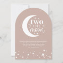 Search for moon birthday invitations Girl