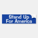 Search for stand up bumper stickers America