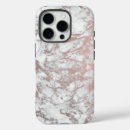 Search for faux rose gold iphone cases Modern marble