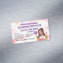 Search for cleaning lady business cards Housekeeper
