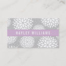 Search for lilac business cards Professional