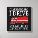 Search for firefighter canvas prints Truck