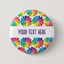 Search for psychedelic colours badges Pattern