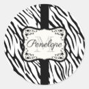 Search for monogram zebra stickers Stylish
