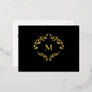 Search for business monogram postcards Modern