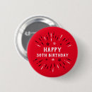 Search for happy 30th birthday badges Modern