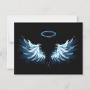 Search for angel wings invitations Blue