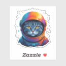 Search for galaxy cat stickers Cat in space
