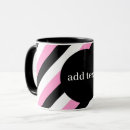 Search for pink and white stripes mugs Pattern