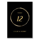 Search for gold foil table cards Simple