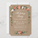 Search for poinsettia invitations Rustic