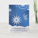 Search for aunt christmas cards Snowflakes