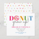 Search for pa invitations Doughnut grow up