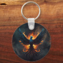 Search for phoenix bird key rings Rising