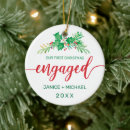 Search for engagement photo christmas tree decorations Gold