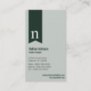 Search for monogram zebra pattern business cards Modern