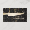 Search for knife business cards Chef